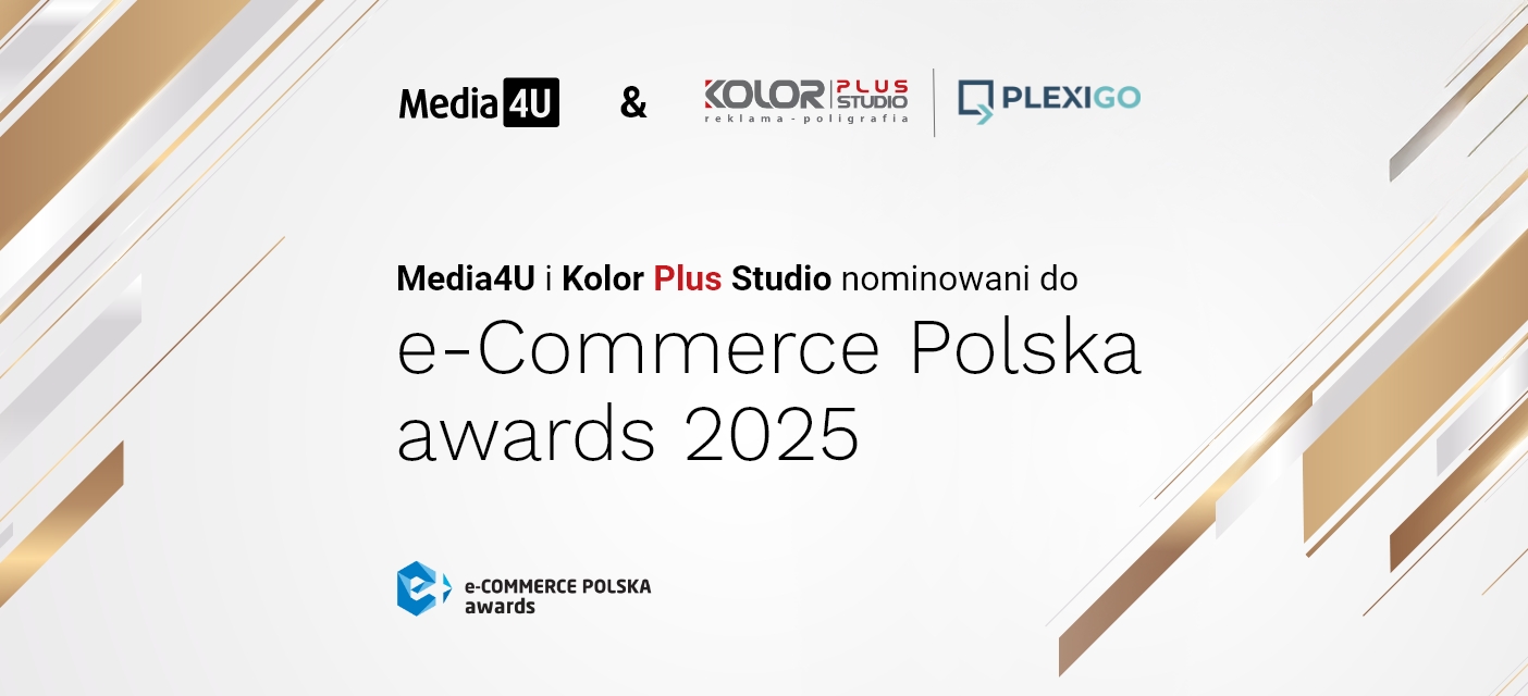 Media4U i Kolor Plus Studio nominowani do e-commerce Polska Awards 2025